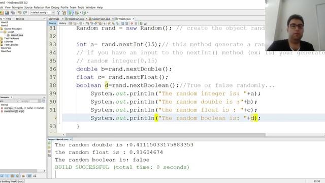 Random number and Simple class layouts смотреть онлайн