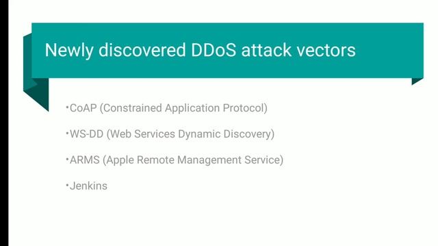 New DDoS Attack Vectors смотреть онлайн