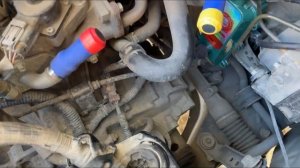 Установка котла  подогрева двигателя на Nissan Tiida в г. Благовещенске Амурская область