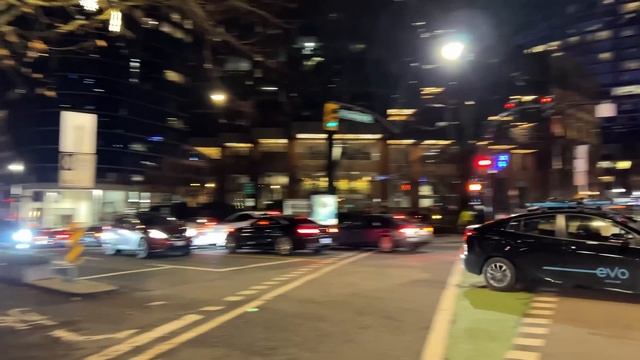 【4K】Vancouver New Year 2023【Downtown Vancouver】First Walk Of 2023| BC Canada (Binaural City Sounds)