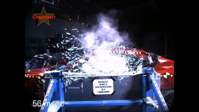 2014 Scion FR-S / Subaru BRZ / Toyota GT86 | Side Crash Test | CrashNet1 смотреть онлайн