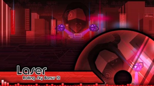 Rolling Sky Bonus 12 - Laser Soundtrack | Vortex Vernon