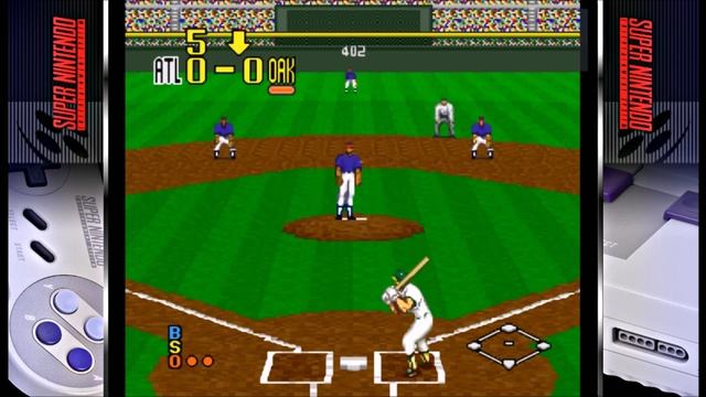 Super Bases Loaded 2 (Super Nintendo) - Atlanta Weasels vs Oakland Eagles смотреть онлайн