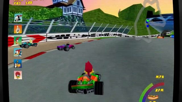 EdHell - Woody Woodpecker Racing (PC) смотреть онлайн