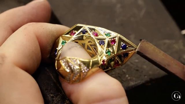 Полировка кольца «Ночной Сингапур» CHAMOVSKIKH jewellery house смотреть онлайн