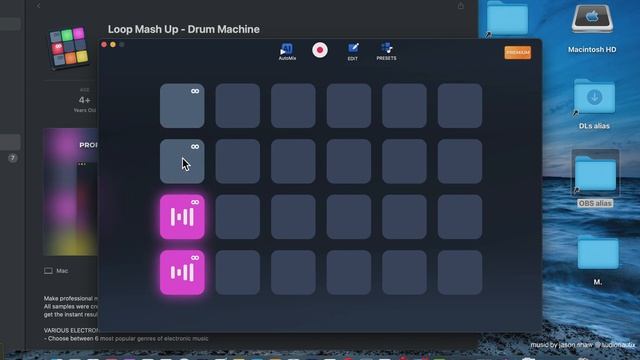 Loop Mash Up Drum Machine Music App from Mac App Store (Basic Overview) смотреть онлайн