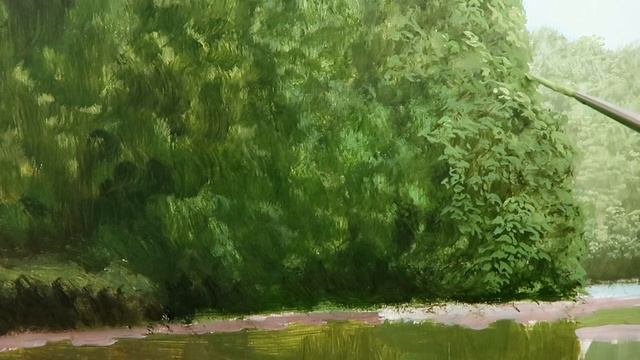 #16 How To Paint Leaves on Trees | Oil Painting Tutorial смотреть онлайн