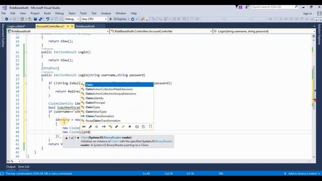 Role-Based Authorization in ASP.NET Core MVC смотреть онлайн