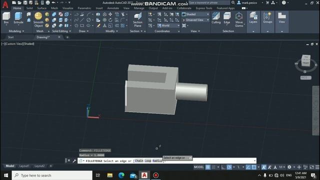 Drawing 3D figures in Autocad Part 2(by: Mark M. Pesico) смотреть онлайн