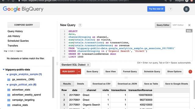 Using GROUP BY in BigQuery to aggregate metrics смотреть онлайн