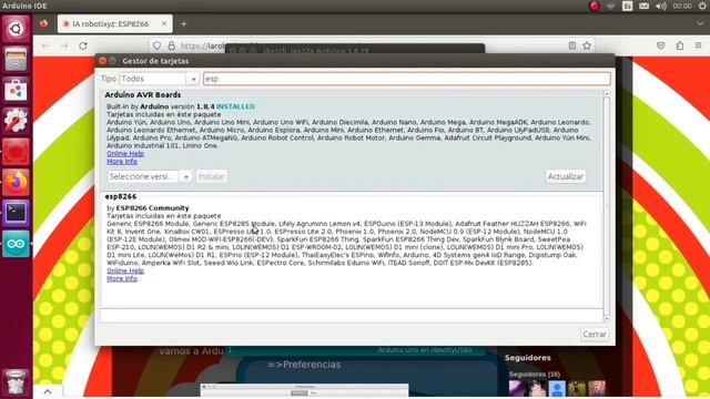 Configura ESP8266 en Ubuntu 22.04 смотреть онлайн