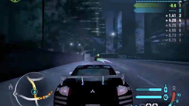 Need For Speed Carbon: Mitsubishi Eclipse GT Gameplay смотреть онлайн