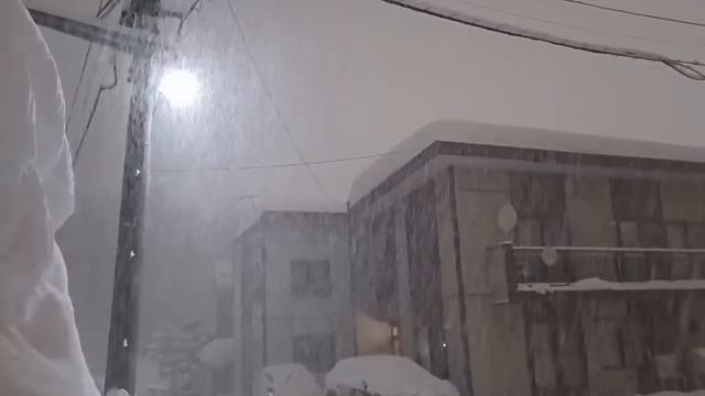 Horror, Japan Is Stopped! There Is No End Of Snow. Snowfall In Sapporo,Japan!