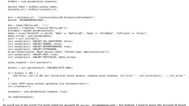 Salesforce: How to Query Account Records in PHP? смотреть онлайн