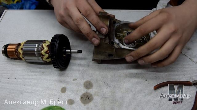 Как поменять ротор на УШМ 230 Makita GA9020S \ Ремонт большой болгарки Макита \ Ремонт инструмента смотреть онлайн