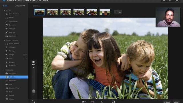 Retouchez vos photos avec Photoshop Express Editor смотреть онлайн