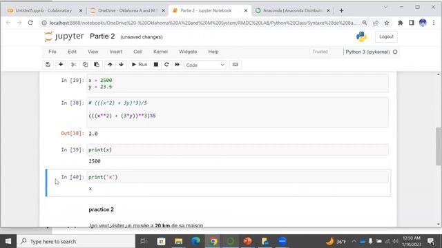 Python-- Syntaxe de Base (Exercices) смотреть онлайн