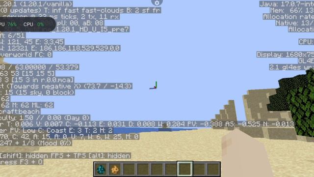 REAL FPS Meter Optifine 1.20.1 PojavLauncher