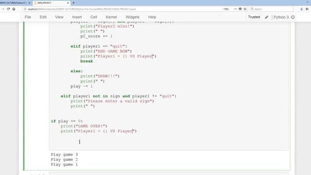 Python Mini Project: Scissors beats paper, Paper rock beats (Game Part 1) смотреть онлайн