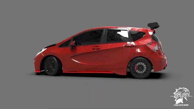3D Render of Nissan Note Nismo смотреть онлайн