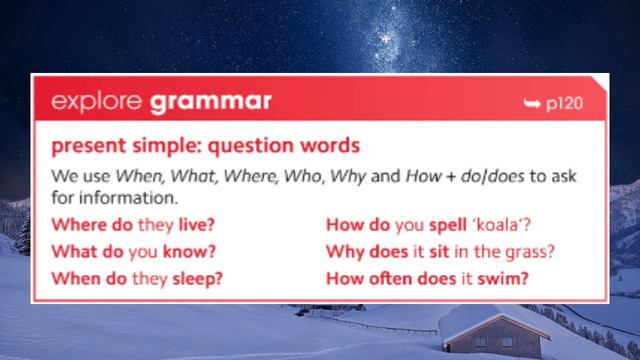 Present Simple: question words смотреть онлайн