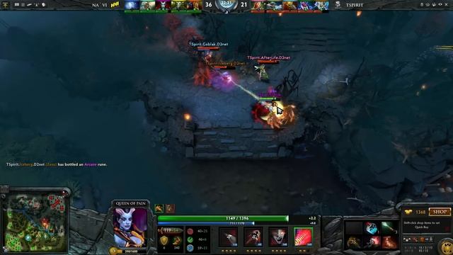 90 kills in 40 min classic CIS Dota — NaVi vs Spirit смотреть онлайн