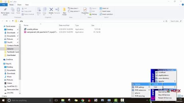 Install PHP Apache MySQL (WAMP) смотреть онлайн