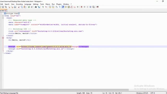 Bootstrap 4 Tutorial for beginners # 01| Getting Started | Hindi/Urdu смотреть онлайн