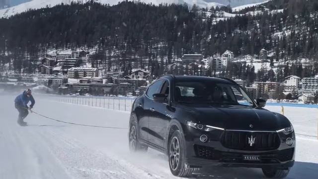 2018 Maserati Tows Snowboarder best selling vehicles get A New Guinness World Record смотреть онлайн