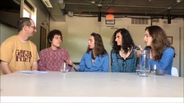Greta Van Fleet roasting each other for two and a half minutes straight