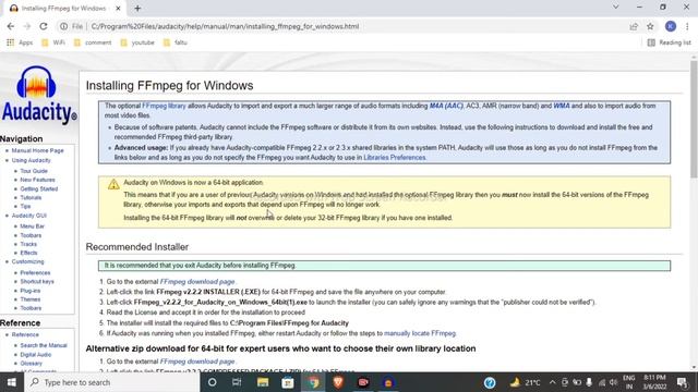 How To Install FFmpeg Audacity Windows - Download FFmpeg Codec Library For Audacity смотреть онлайн