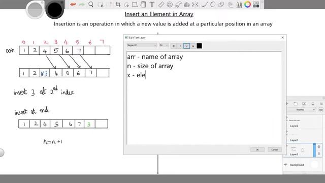4. Insert an Element in an Array | DSA Tutorial смотреть онлайн