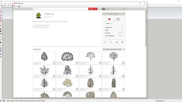 SAVING SKETCHUP 3D WAREHOUSE MODELS with Collections смотреть онлайн