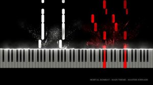 Mortal Kombat - Main Theme [Piano Cover/Tutorial] MASTER JOHNADE