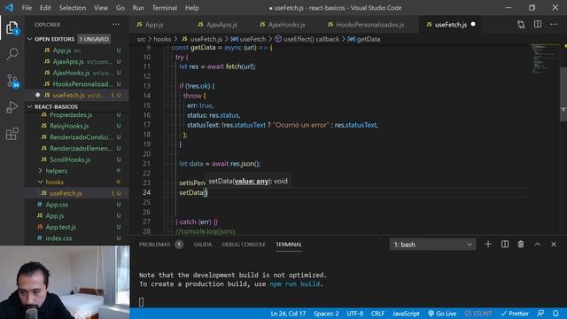 Curso React: 20. Custom Hooks - jonmircha смотреть онлайн