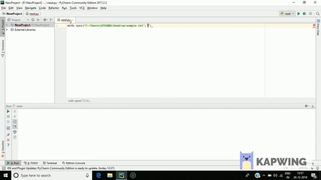 Python Tutorial - How to Read and Print data from a Text file using Python смотреть онлайн
