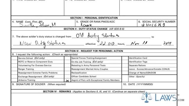Learn How to Fill the DA form 4187 Personnel Action смотреть онлайн