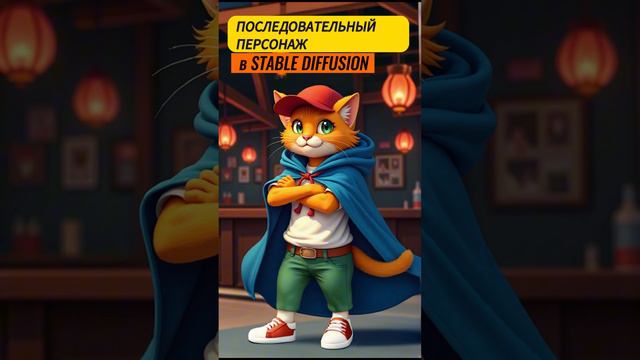 Создаём последовательного персонажа в Stable Diffusion 🔥Скоро 🔥 #comfyui #automatic #shorts #sd смотреть онлайн