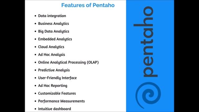 Pentaho Introduction | Features & Architecture of Pentaho смотреть онлайн