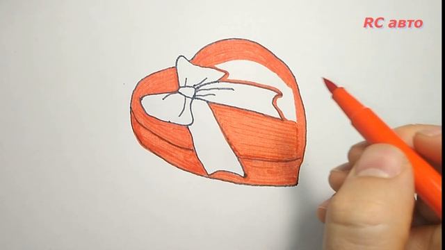 Как нарисовать Подарок / how to draw а Present смотреть онлайн