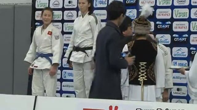 Спорт. Дзюдо. Чемпионат Кыргызстана-2017. Награждение 48 кг смотреть онлайн