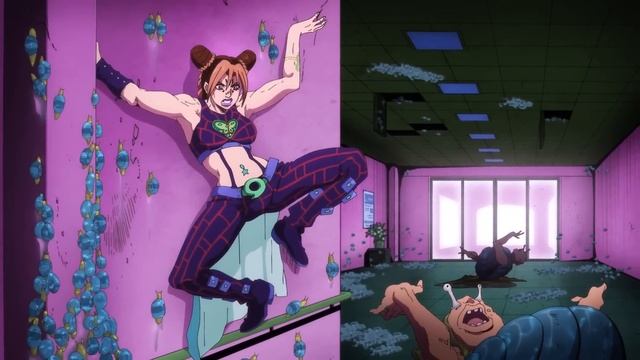 Невероятные приключения ДжоДжо: Каменный океан. И стены [Обзор аниме] смотреть онлайн