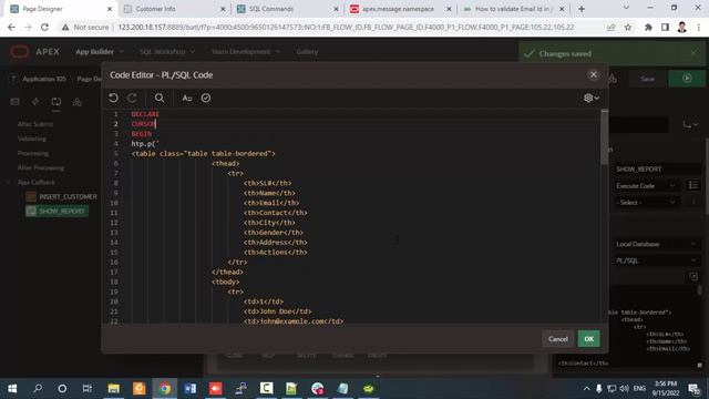 Crud Operation from HTML page in Oracle Apex by ajax callback (part-2) смотреть онлайн