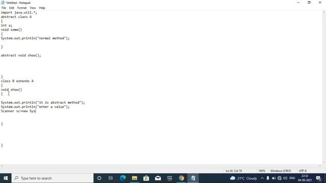 Abstract class in Java || Abstract Class and Abstract Method in Java ||Java Programming || in Telug смотреть онлайн