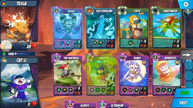 FORCES OF NATURE Mission Silver Gameplay TAP CATS EPIC CARD BATTLE CCG смотреть онлайн