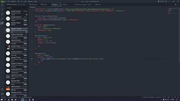 how to make your player teleport for your roblox script hub (tutorial)