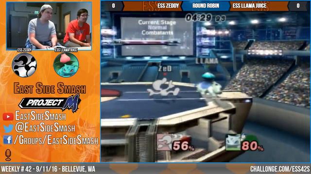ESS Weekly #42: ESS | Zeddy (G&W) Vs ESS | Llama Juice (Ivysaur) - Round Robin - Project M смотреть онлайн