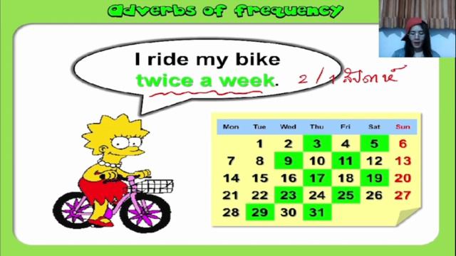 Adverbs of frequency ( กริยาวิเศษณ์บอกความถี่ ) always,usually,often,sometimes,rarely,never смотреть онлайн