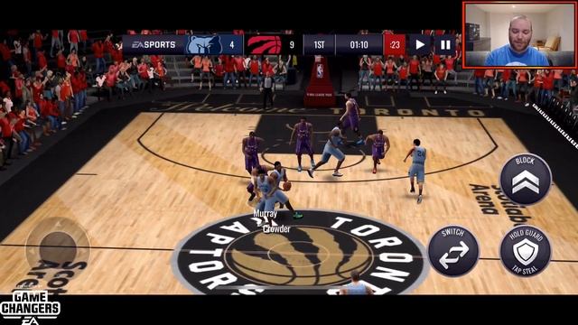 STEPBACK TUTORIAL IN NBA LIVE MOBILE GAMEPLAY смотреть онлайн