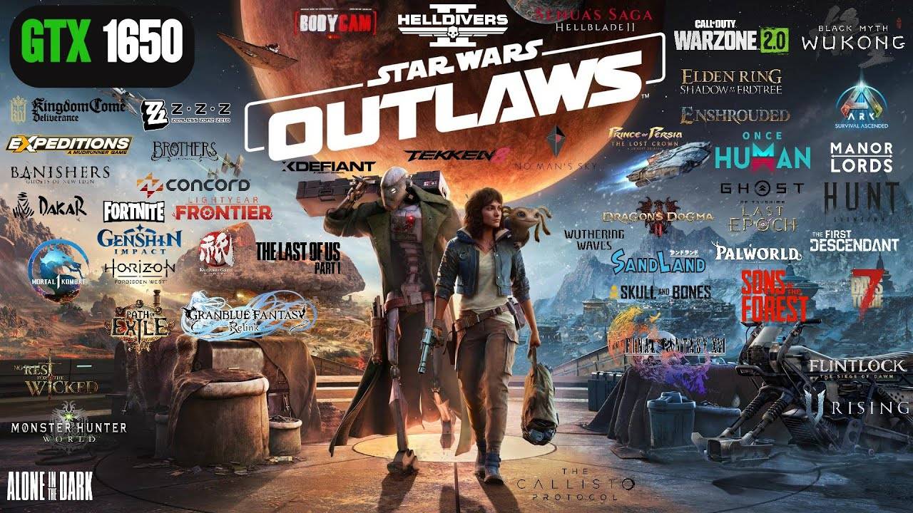 GTX 1650 | Тестирование в 56 играх | 1080p | I5 12400F